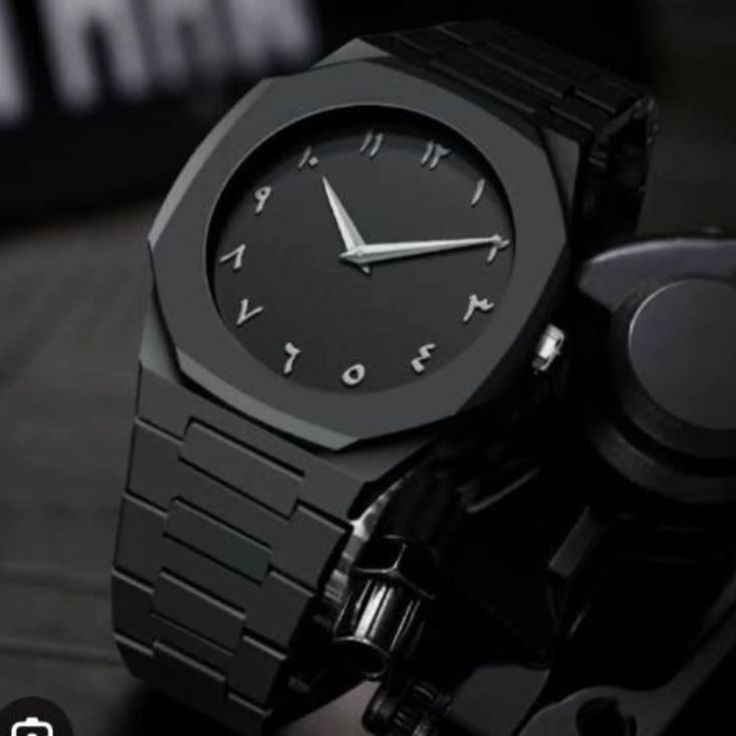 Full Black Aura Quartz Watch – Luxry Design, , Premium Quality & Finish – Best Quality Analog Watch For Boys – Watch For Men | Full Black Color Watch (with Random Box)