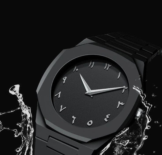 Full Black Aura Quartz Watch – Luxry Design, , Premium Quality & Finish – Best Quality Analog Watch For Boys – Watch For Men | Full Black Color Watch (with Random Box)